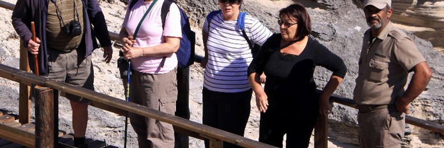 “Hikers” on the Duiwelsgat Hiking Trail during an investigating hike. (Photo: Johan Pieterse - Studio Jo-Signs)